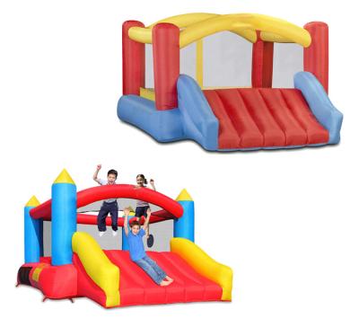 China High Quality Custom Design Kids Rainbow White Rainbow Bounce House Commercial Slide From Factory for sale