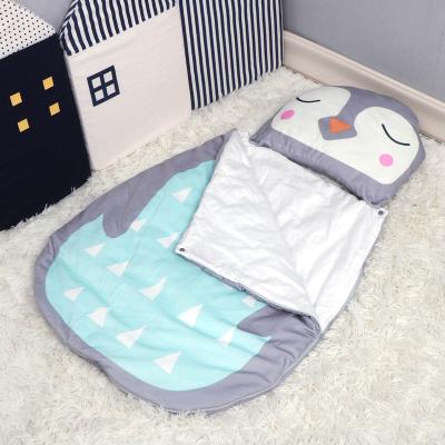 China Breathable China Made Kid Camping Soft Happy Cartoon Warm Kid Sleeping Bag for sale