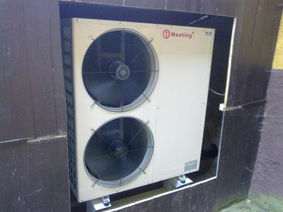 China 3 In 1 Domestic Air Source Heat Pump , Most Efficient Heat Pump Cooling Heating Hot Water for sale