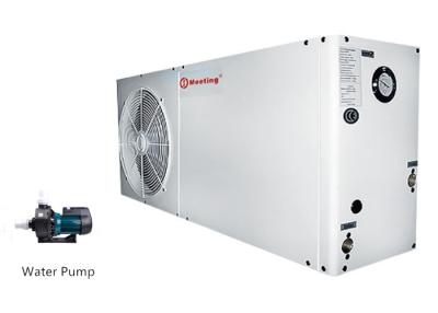 China Air Source Household Heat Pump 7KW Coated Metal Works With Water Pump Residential Heat Pump Systems for sale