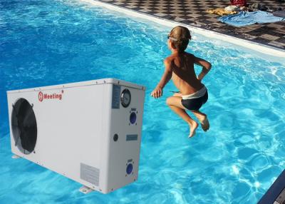 China Freestanding 9kw 11kw swimming pool heater hot tub heat pump air to water heaters for sale