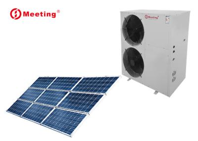 China Meeting hot water heater air to water heat pump with flat plate solar collector CE for sale