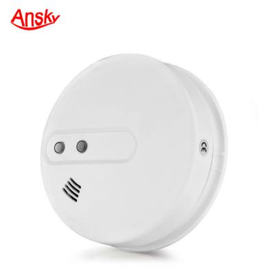 China Environmental protection ABS home security wireless smoke detector for fire alarm for sale