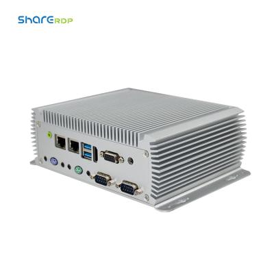 China Hot Selling Aluminum Alloy Casing Recessed Affordable Powerful Industrial PC I3 Industrial PC 4g 8g 6lan Pfsense Mini Fanless For Office Business for sale