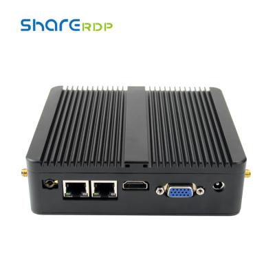 China J1800 J1900 Industrial Portable Micro 4G 8G RAM DDR3 Mini Fanless Barebone PC 2 Nic Small Board Mini Computer for sale