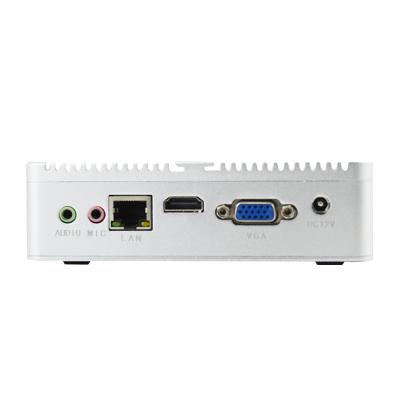 China New type top quality SSD+HDD mini fanless industrial industrial computer for sale