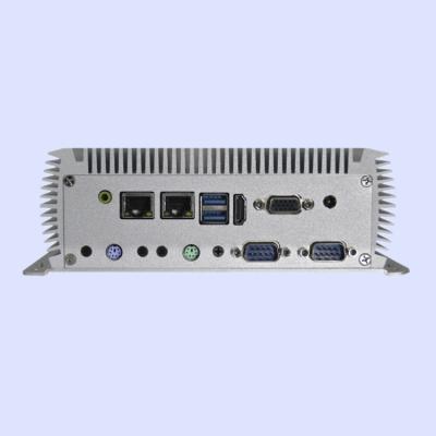 China Linux Mini PC Computer X86 Price 64 Didn't Bit Dual Core Mini PC Industrial Fanless Computing PC For Digital TV Sign for sale