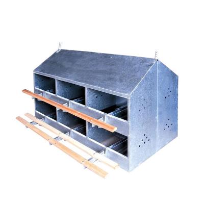 China Poultry Farm Breeding Equipment Breeder Chicken Farm 24 Hole Collection Laying Box Chicken Manual Eggs for sale