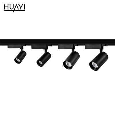 China HUAYI Modern Beam Housing Modern Adjustable Color Changing Dimmable COB LED Linear Track Light for sale