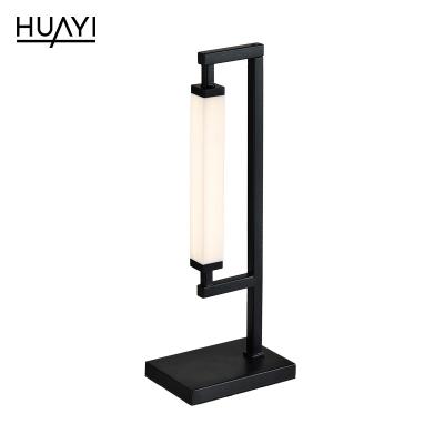 China Contemporary Design HUAYI China Manufacture Iron Lamp Aluminum Body 5.5w Modern Led Table Light Wholesale for sale