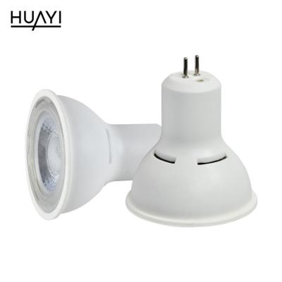 China HUAYI Residential New Arrival PC AC220V 240V GU10 5w Aluminum Indoor Home Marketing Highlight Chips Led Bulbs for sale