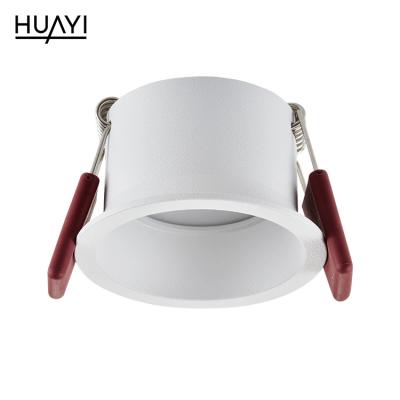 China HUAYI Modern Aluminum White Color Cob 7w 9w 12w 20w Anti-glare Indoor Recessed Mounted Led Downlight for sale