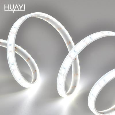 China High Voltage/Indoor Landscape 10w/m Ip65 Smd 2835 Outdoor DC 24v Led Strip Light Wholesale Factory Building Decoration HUAYI Low Voltage for sale