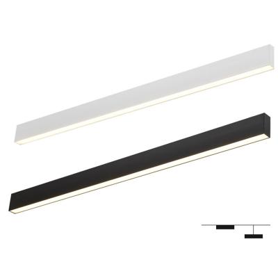 China High Quality HUAYI Office Desk Light 20w 30w 36w 50w Recessed Led System Linear Light Supermarket Trunking Pendant Light for sale