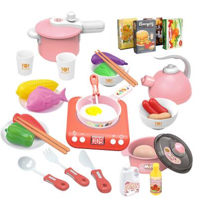 China Simulation Toys Plastic Simulation Kitchenware Children Happy Kitchen Children Set Toys Cooking Toys Kitchen Toys for sale