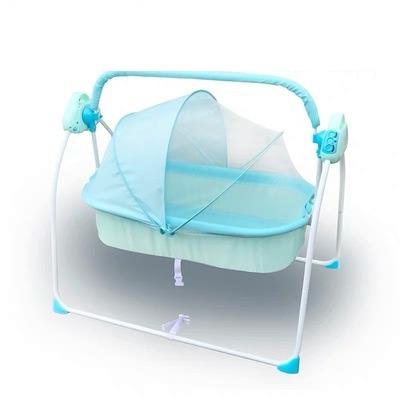 China Three Speed ​​5 in 1 Electric Portable Baby Cradle Rocking Chair Baby Swing Bed for sale