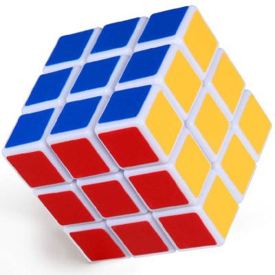 China 5X5X5cm Eco-friendly Educational Toys Customize Your Own Logo Plastic Magic Puzzle Cube For Kids for sale