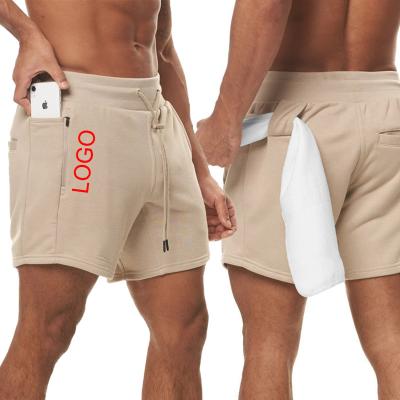 China Custom Multi Pockets Mens Sport Shorts Casual Quick Dry Workout Shorts Mens Running Gym Wear Fitness Training Shorts for sale