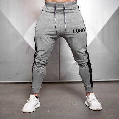 China Men's Logo Jogger Pants Anti-Static Jogger Jogger Cotton Drawstring Sweatpants Slim Fit Custom Men's Zipper Gym Sport Pants for sale