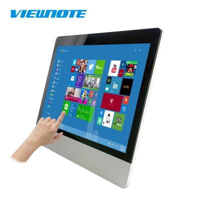 China Build In Camera 21.5 23.6 27 Inch Wall Mount Capacitive Industrial Touch Screen All In One Computer for sale