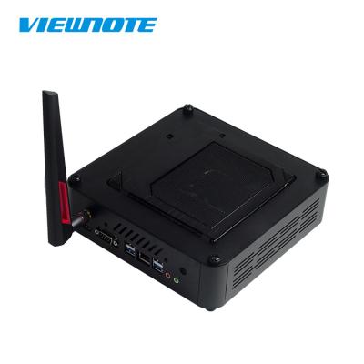 China Alloy Metal Case Viewnote Core i3 i5 i7 AMD NVME Aluminum PC MINI With S.M. 65/HM 81/A300/H310 ITX Motherboard Barebone HTPC for sale