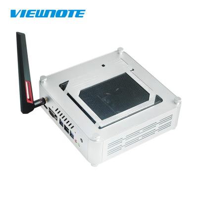 China Viewnote i3 10100/i5 10500/i7 10700 thinclient aluminum alloy metal case 2*DDr4 slot mini-itx PC desktop DIY assembly for sale