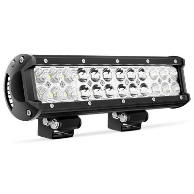 China Wholesale Die Casting Aluminum Housing Car Led Light Bar 72W 12inch Barra De Led Focos De Autos Waterproof for sale