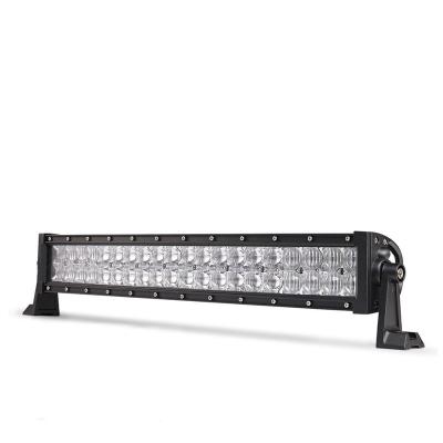 China Newest 22Inch 120W Doubl Housing 22Inch 120W Off-Road Straight Light Bar Diecast Aluminum Row 5D LED For 4x4 Atv Truck for sale