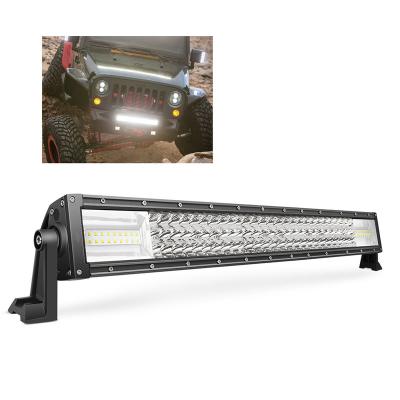 China Fast Shipping US 32 Inch Triple Row Car 378W LED Combo Offroad Light Bar For Jeep Truck For Offroad Truck for sale