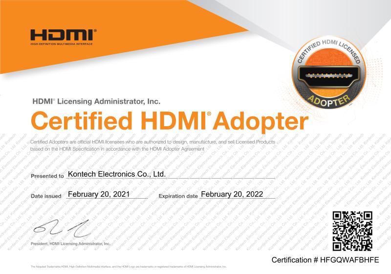 HDMI - Kontech Electronics Co.,LTD