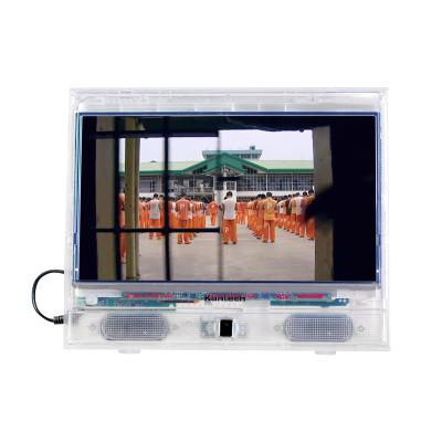 China New FHD Prison TV Prison TV Clear Transparent Mini LCD Television for sale