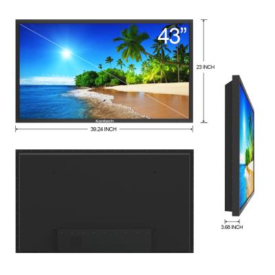 China Shenzhen Outdoor Manufacture 55 Inch Outdoor Waterproof UHD Smart TV TV for sale