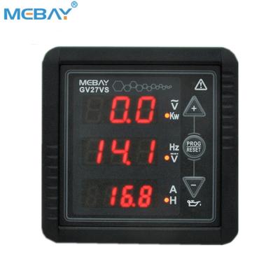 China DC Diesel Generator Panel Meter Ammeter Digital Volt Amp Meter GV27VS GV27VS for sale