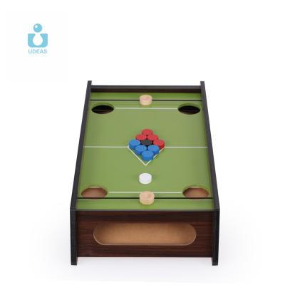 China Density Board Udeas Best Selling Wooden Billiard Table Game With Balls Jumping Ball Table Games Wooden tabletopToys for sale