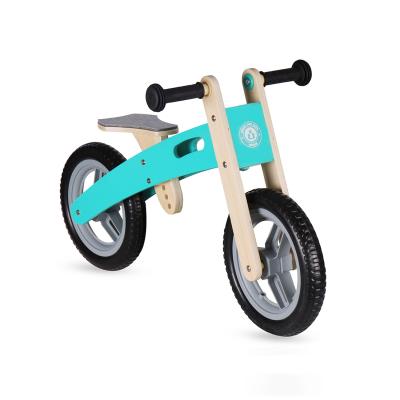 China Ride On Toy Wood Running Walking Balance Bikes No Pedals 12 Inch Baby Toddler Kids Children Wooden Balance Bikes For Boys for sale