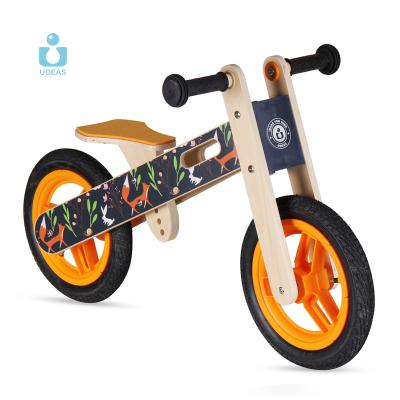 China Ride On Toy Children Wood Walking Balance Bike No Pedal Wood Bikes Baby Toddler Children Wooden Balance Toys Ride On Bikes For Kids for sale