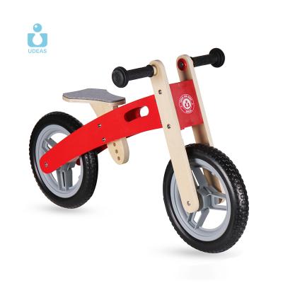 China Ride On Wooden Toy Popular Children Wood Running Balance Bike Scooter Baby Toddler Kids Balance Bike for sale