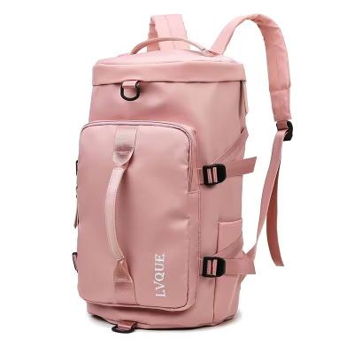 China Multifunctional Large Capacity Dry and Wet Bag Factory Customs Logo Travel Duffle Backpack Sports Shoulder Fitness Divider Duffle Bag for sale