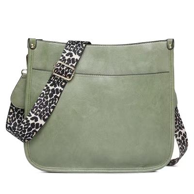 China Leopard Strap Cross - Cute Olive Green Shoulder Bag Changeable Strap Cross Body Bag - Body Purse with Strap and Guitar Zipper for sale