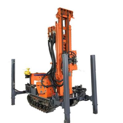 China Pneumatic Rotary Drilling Rig Plant Drilling Depth 100 To 1000 Meter Crawler Water Well Machine for sale