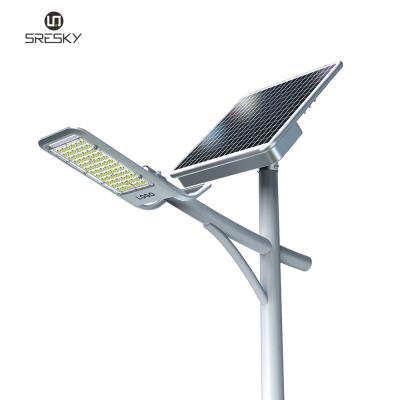 China SRESKY Factory Price Residential Latest Design Waterproof 40W 60W 80W 100W 120W 150W Outdoor Led Split Solar Street Light for sale