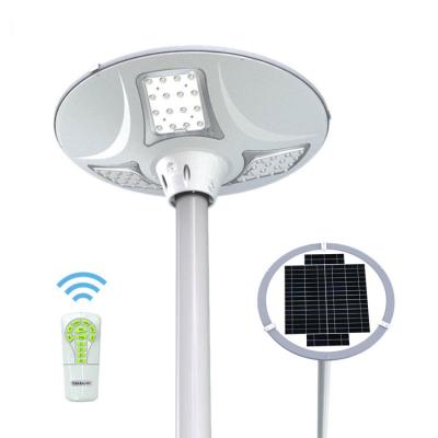 China Yard garage door warehouse/garden/stable tending solar led light/passage 2020 product outdoor round garden deco 20 watt solar street light for sale