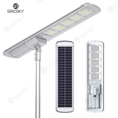 China Garden SRESKY Automatic Clean New Design 120w Led Solar Street Light SSL-76 for sale