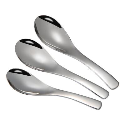 China Amazon Popular New Arrival 2021 Viable Customize 304 Stainless Steel Gold Color And Silver Color Spoon With Different Size for sale