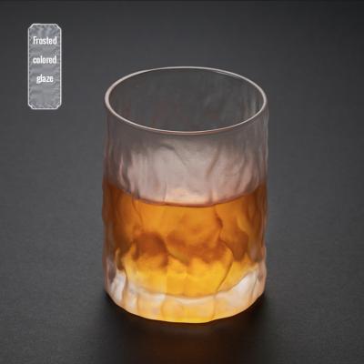 China Japan Western Style Hammered Wine Glass Creative Luxury Mug For Beer Juice Whiskey Liquor for sale