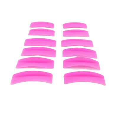 China For Air Drying Eyelash Glue 6 Pairs Silicone Eye Lash Perming Rods Lash Lift Pads Made in China for sale