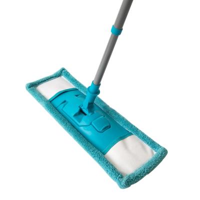 China Microfiber Flat Mop Hand Free Easy Use Self Washed Flat Mop , Cleaning Mop for sale