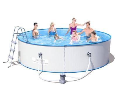 China Bestway 56668 Outdoor Ground Hydrium Pool 3.30m*84cm Durable Round Steel Frame Swimming Pool for sale