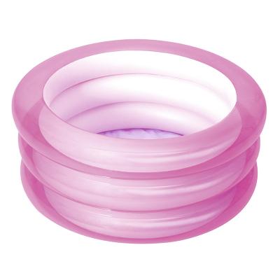 China Two rings; Bestway 51033 Inflatable Ring Baby Pool Tub 2+ Soft Inflatable Floor Year 70cm*H30cm for sale