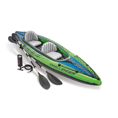 China Warter Sports Intex 68306 Inflatable Passenger Boat Kayak Suit Fishing Rubber Dinghy Fishing Kayak for sale